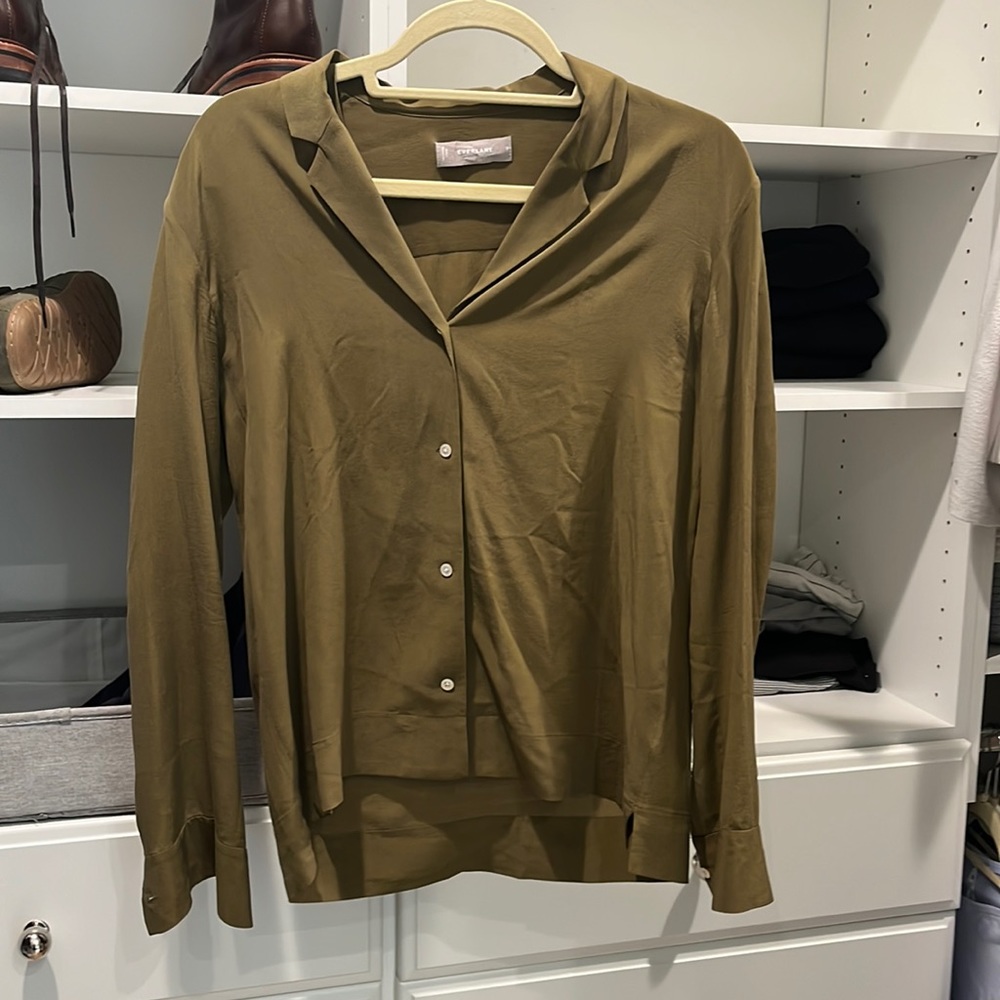 Everlane The Clean Silk Relaxed Shirt